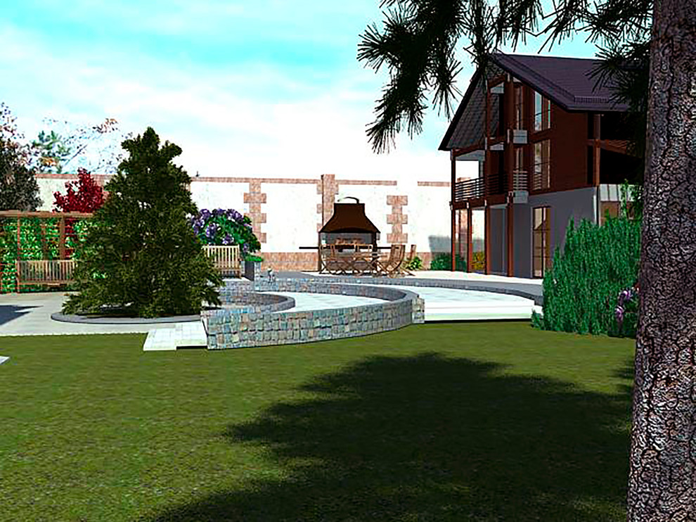 Эскизный проект ландшафтного благоустройства п. Кадниково