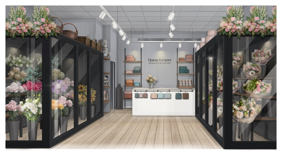 Проект реконструкции цветочного магазина