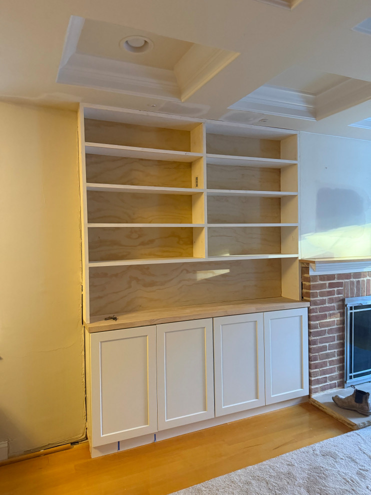 Living Room Custom Bookshelf