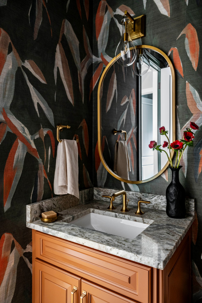 Helicon Bailly - Transitional - Powder Room - Chicago - by Christie ...