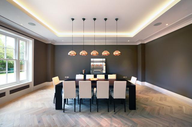 Surrey Mansion contemporary-dining-room