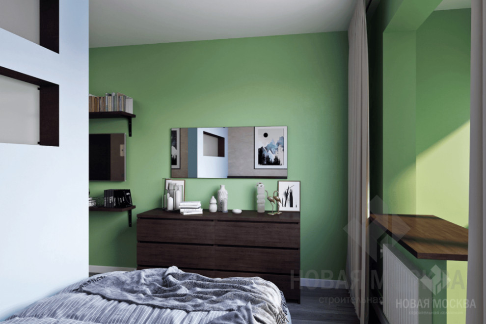 Дизай-проект однокомнатной квартиры 40 кв.м. в ЖК Переделкино Ближнее Город-парк