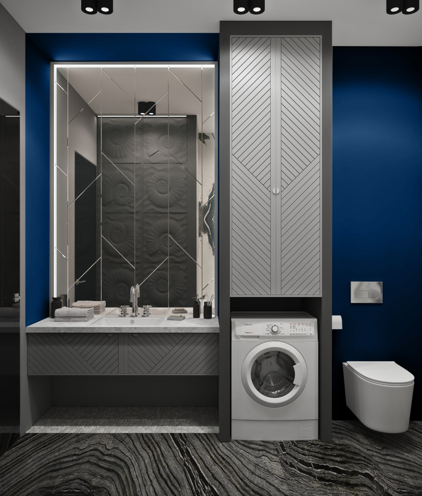 Яркий дизайн квартиры в ЖК "Пресня Сити"