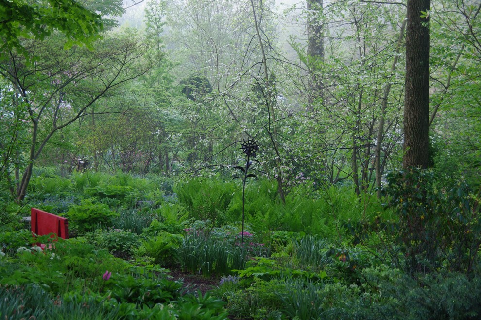 This is an example of a country garden in New York.