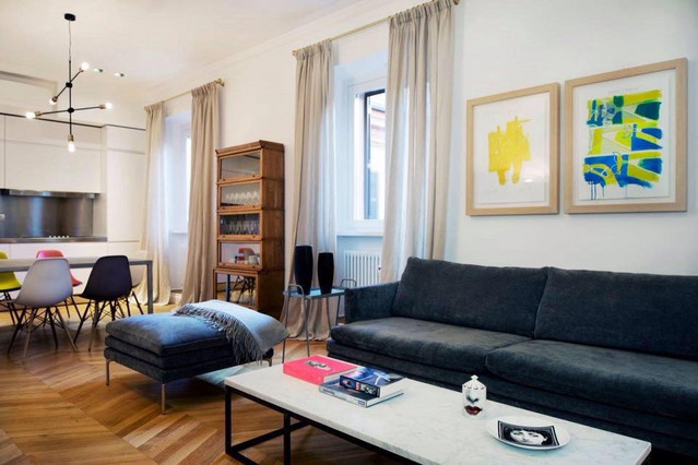 Interni Romani modern-wohnzimmer