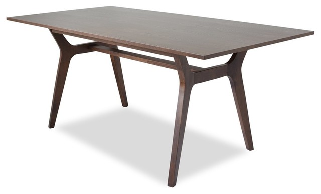 Birch Mid Century Modern Dining Table