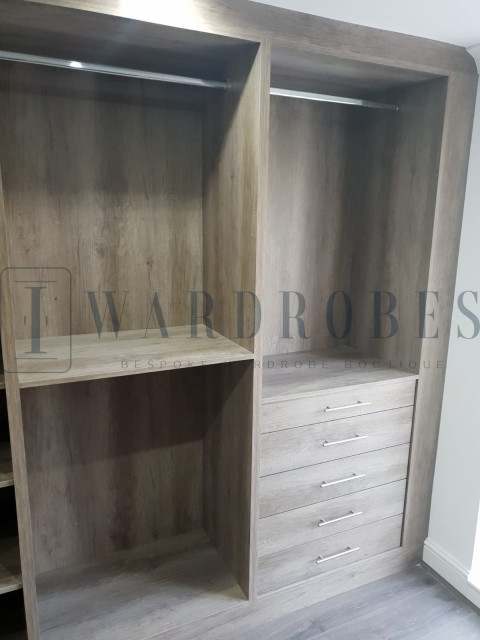 Open plan modern walk-in wardrobe contemporary-wardrobe