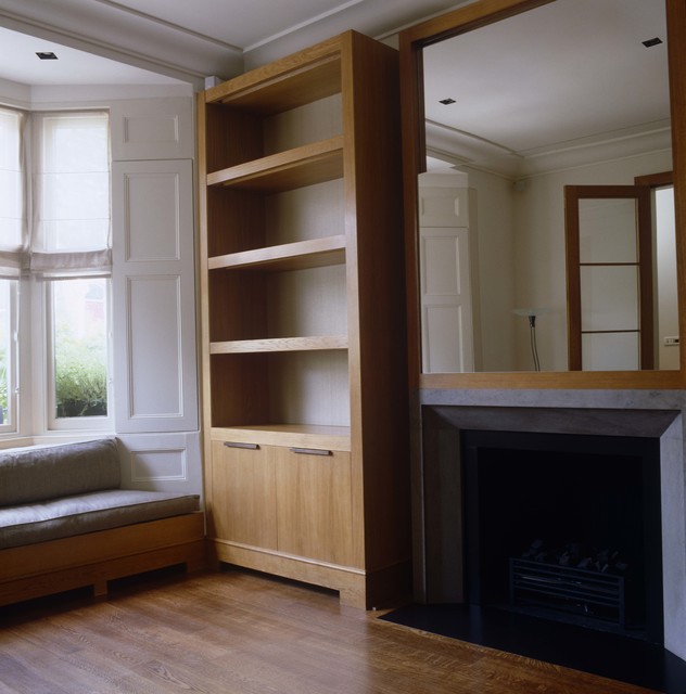 Hampstead House 2 contemporary-vardagsrum