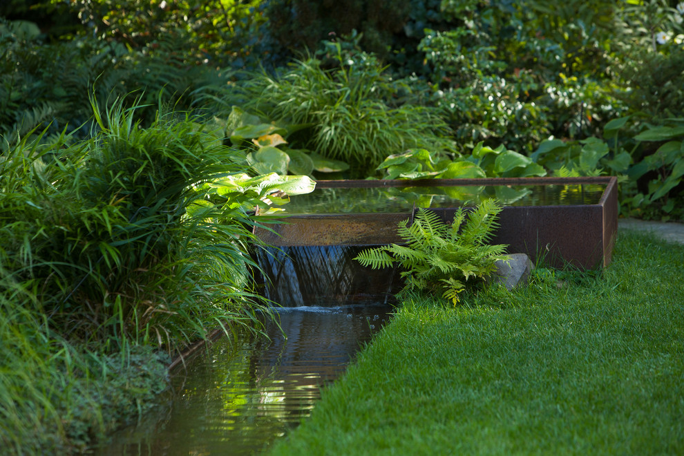 Moderner Gartenteich Industrial Landscape Berlin By Grasgrau Gartendesign