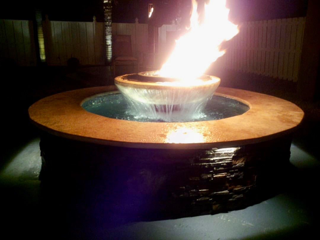 Fire And Water Fountains - Photos & Ideas | Houzz Fire And Water Fountains - Photos & Ideas | Houzz