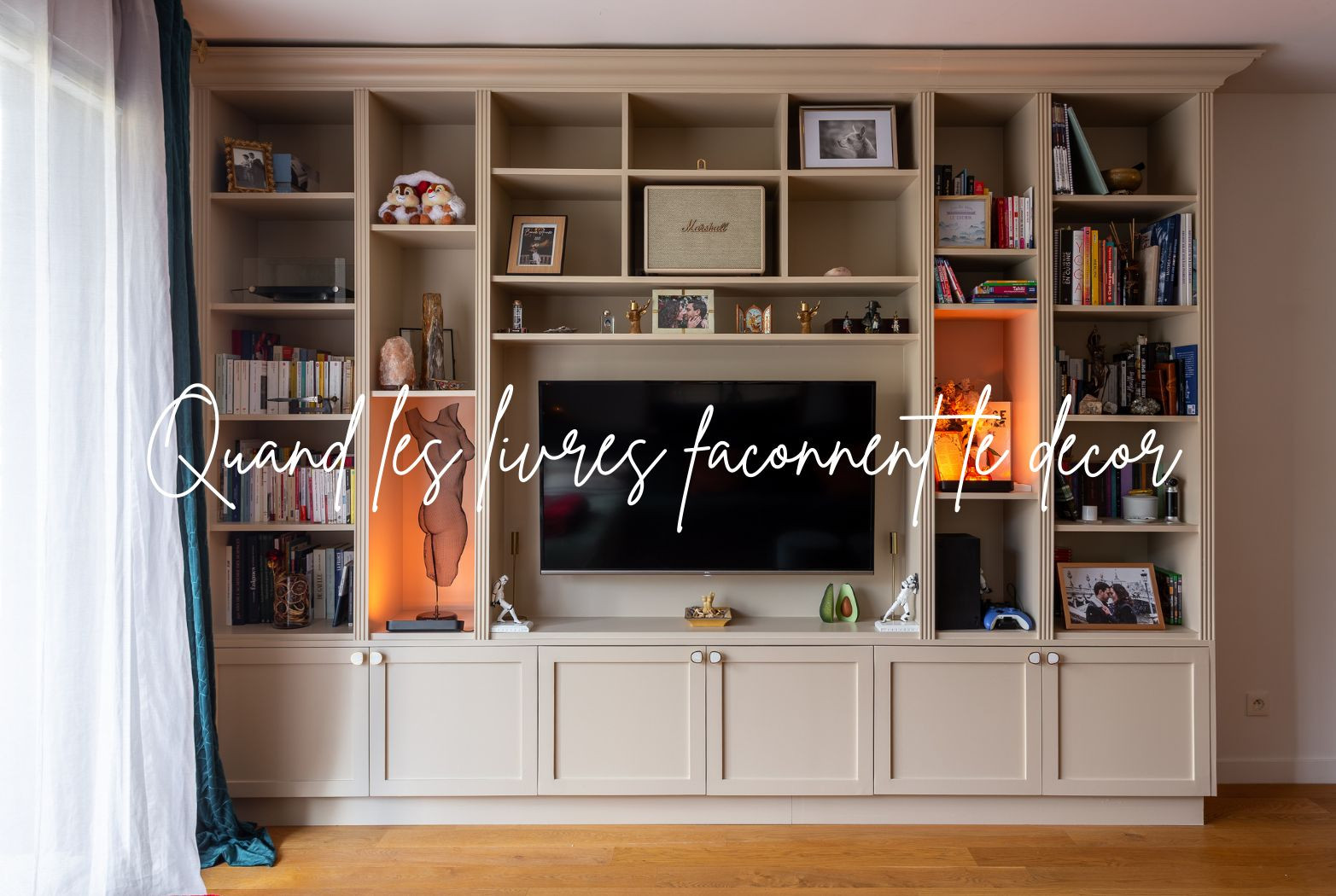 Quand les livres façonnent le décor