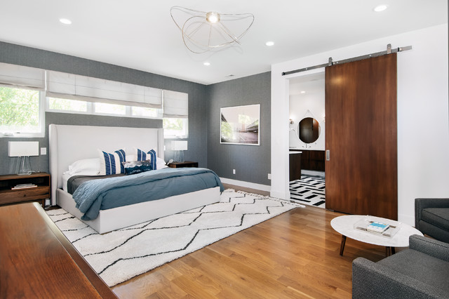 Hilltop Modern mid-century-schlafzimmer