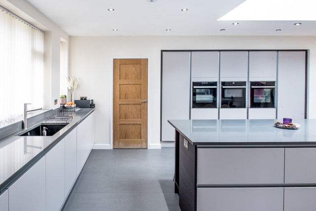 Open Plan Kitchen Design contemporary-koek