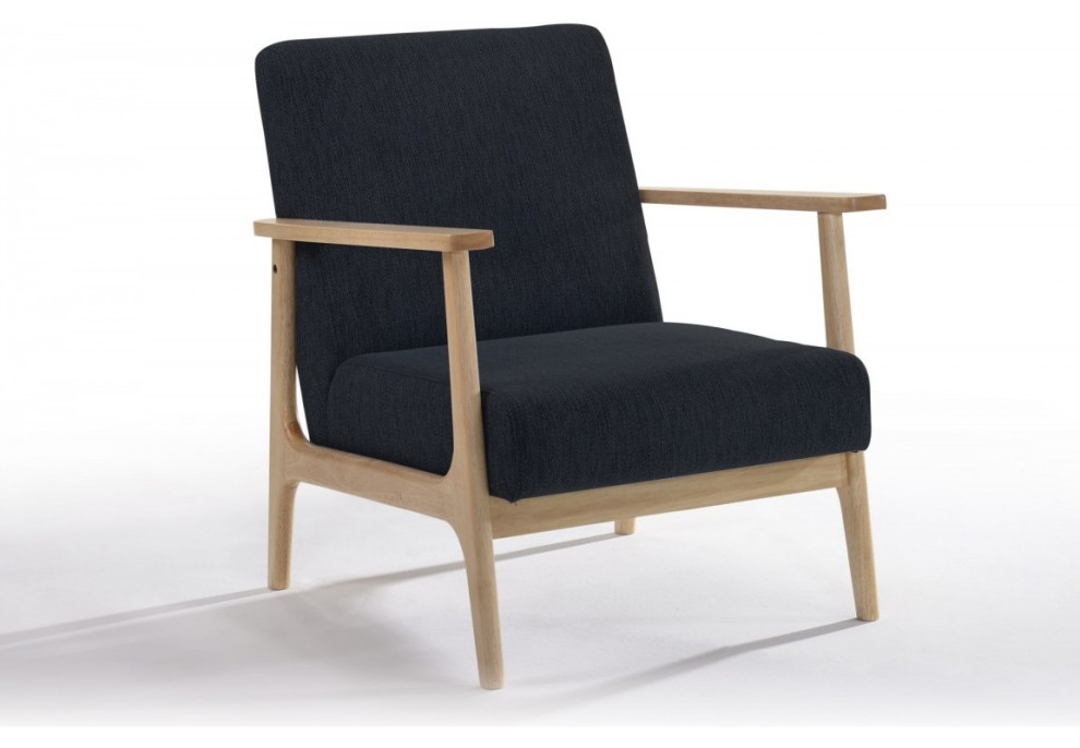 Modrest Gengo Modern Black Accent Chair