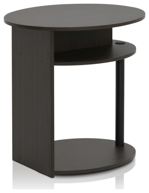 Furinno 11180EX Simple Design End Table Side Table Espresso