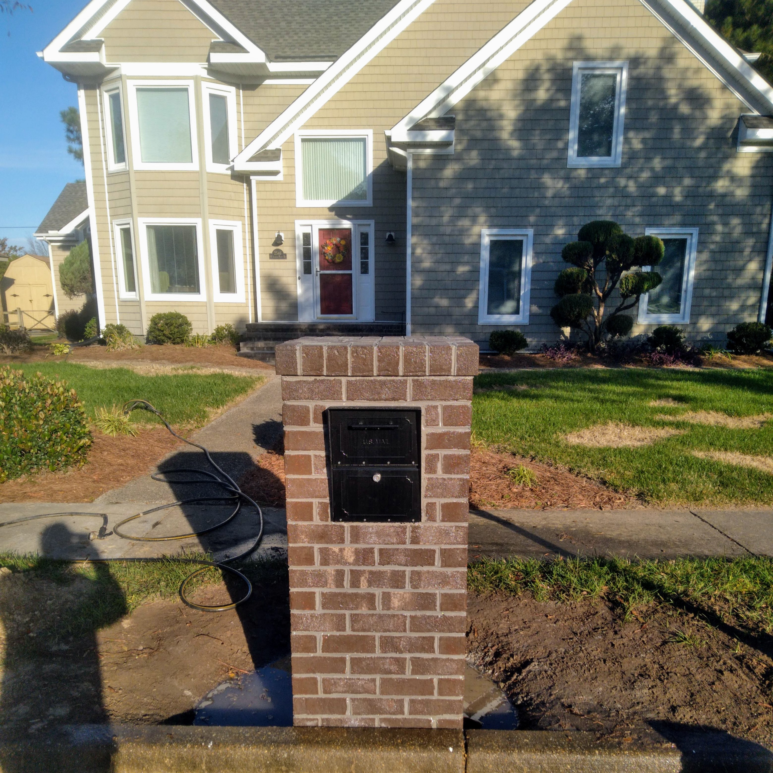 Brick Mailbox Custom Masonry Mail Box - Photos & Ideas | Houzz