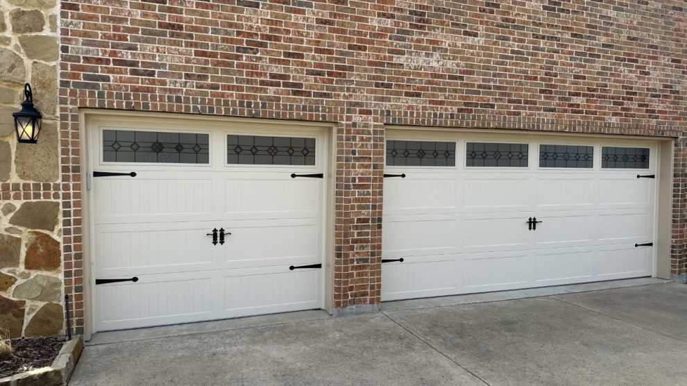 Carriage House Style Garage Doors Garage Dallas by Plano Overhead