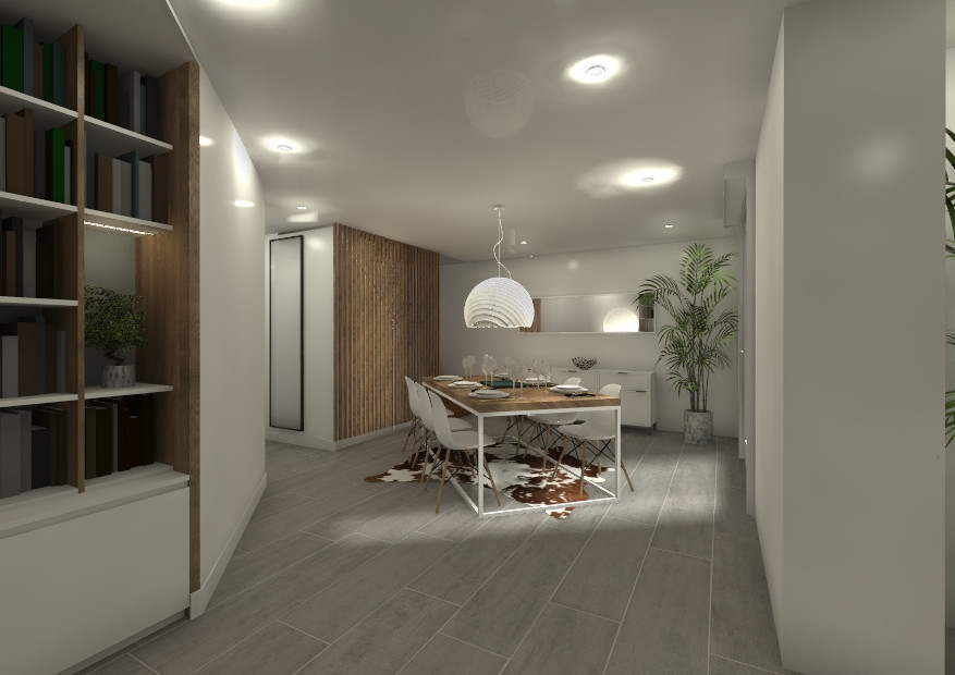 RENOVATION D'UNE MAISON MITOYENNE