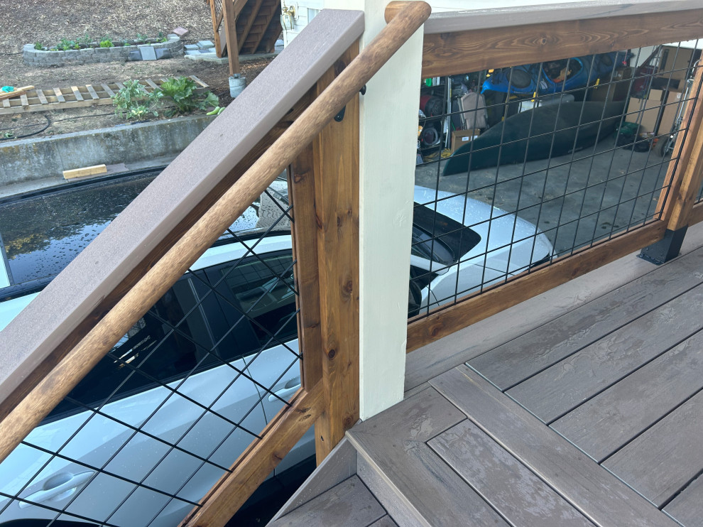 Deck and front entry