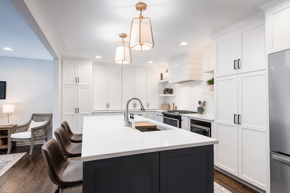 Kitchen - transitional kitchen idea in Chicago