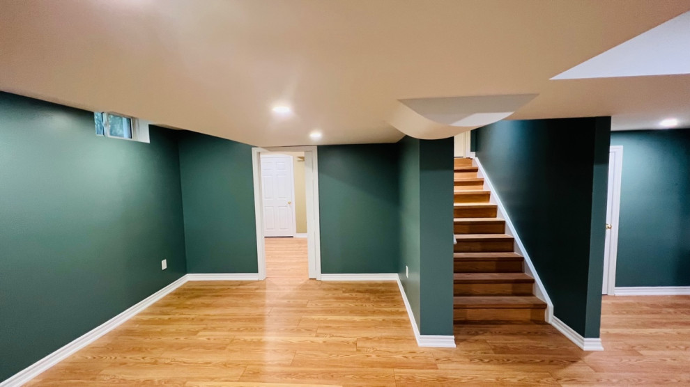 Mississauga Complete 1200 sq. ft. Basement Remodel