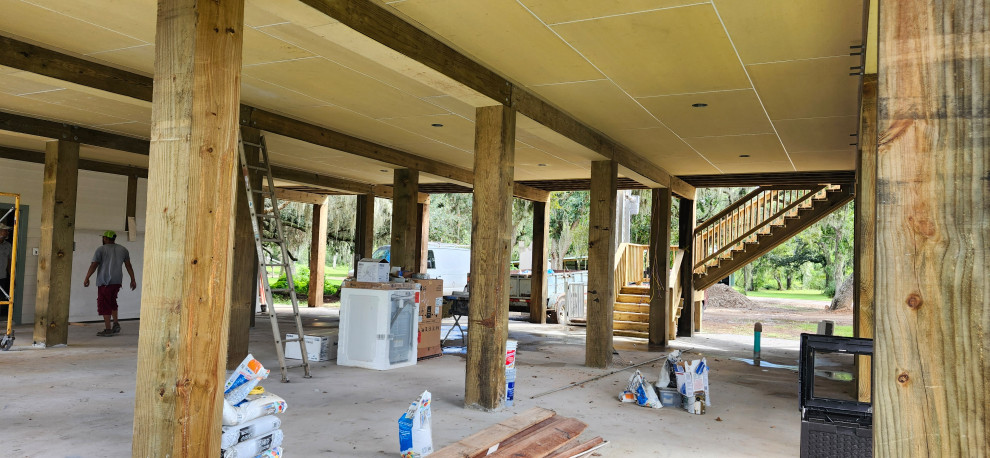 Custom New Home with Small Pier