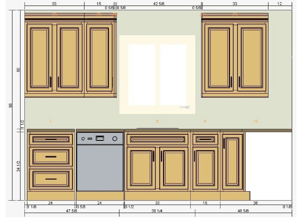 Kitchen Remodel Upper placement which way