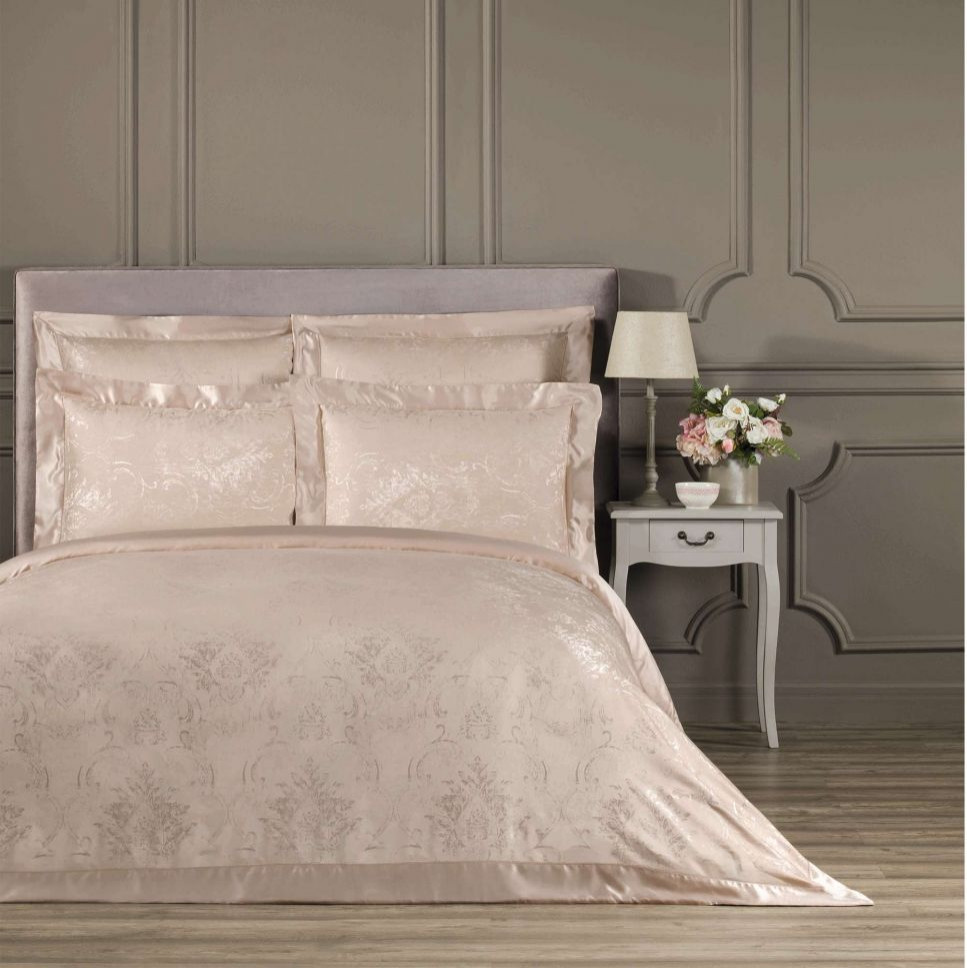 Victorian Ecru Duvet Cover Super King, Super King Transitional