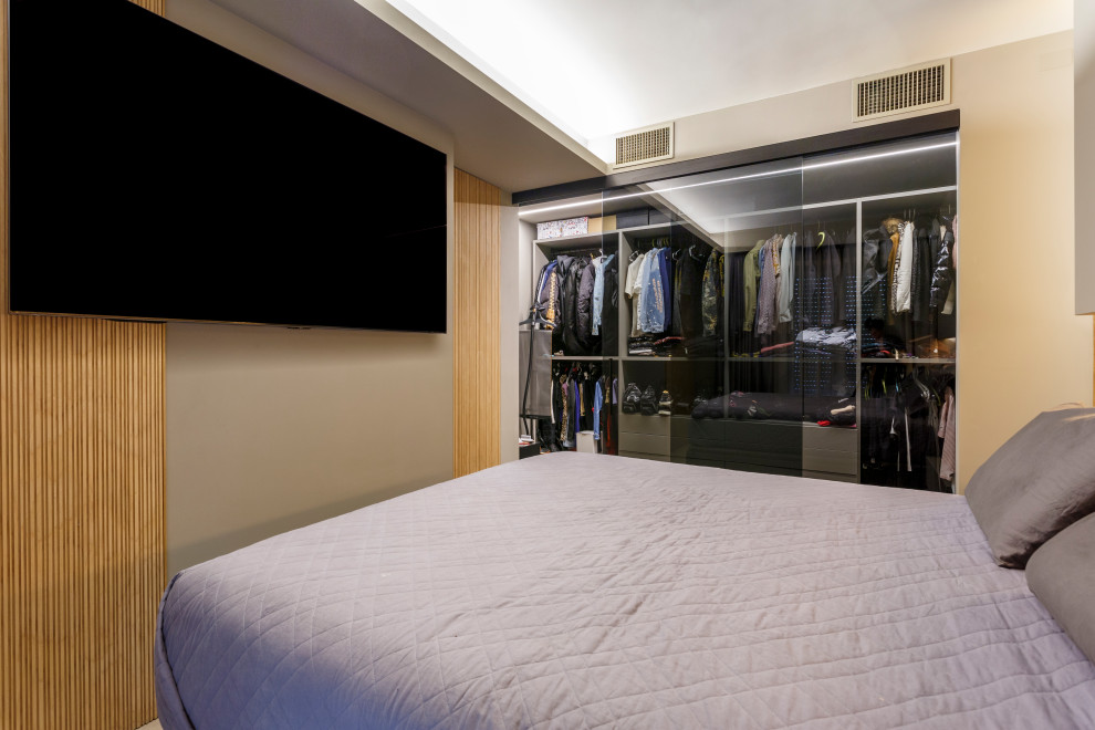 Ispirazione per una camera da letto contemporanea