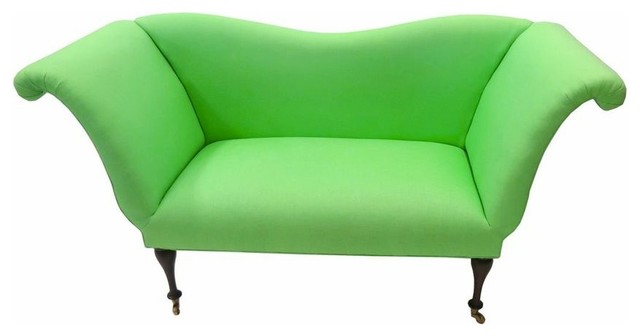 Shop Houzz | Tiger Lily's Greenwich Lime Green Settee ...