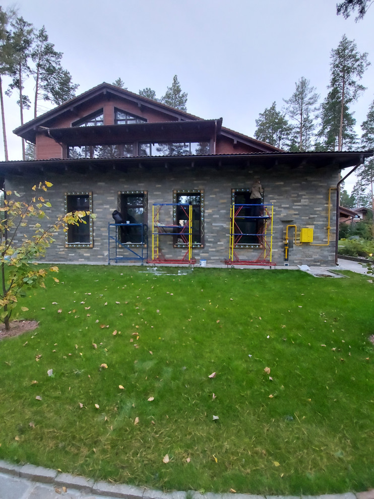 Роспись фасада КП Образцово