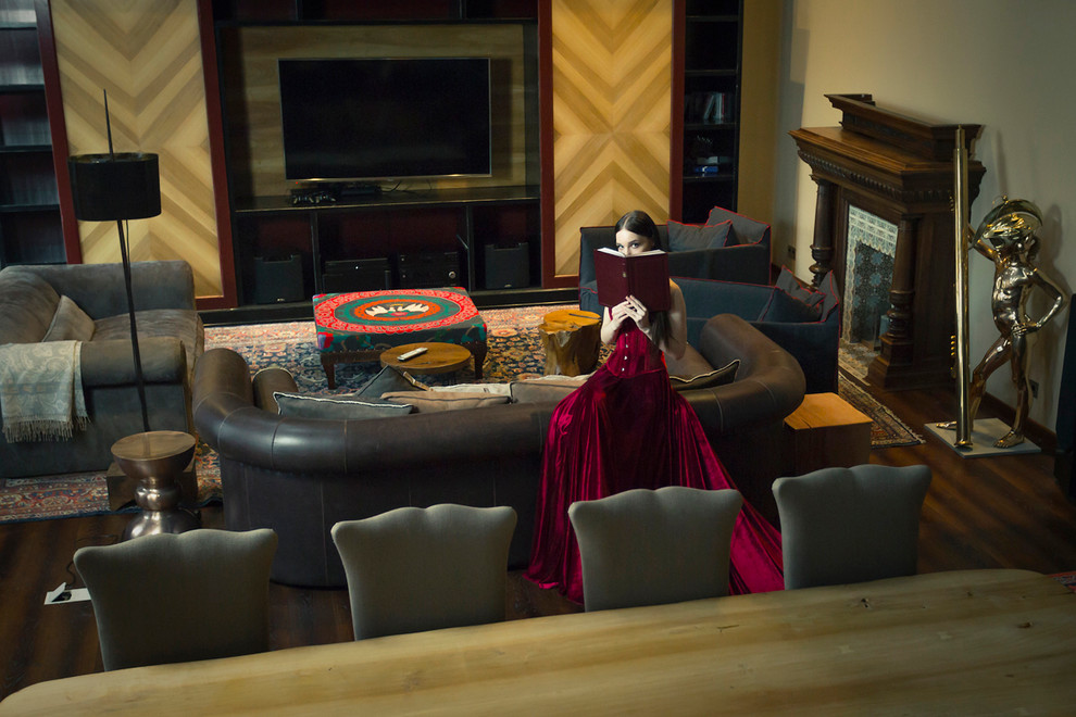 Двухуровневая квартира в Арбатских переулках