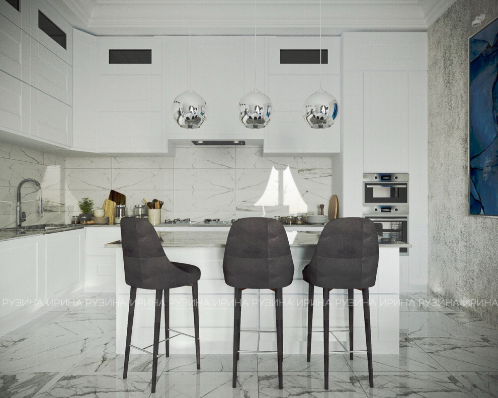 двухэтажный дом современная классика