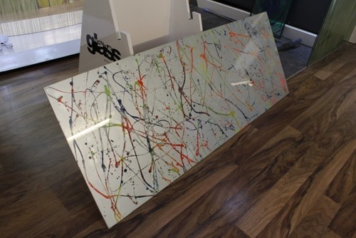 White Kitchen Orange Splashback designing kitchen around this splashback - wwyd? White Kitchen Orange Splashback designing kitchen around this splashback - wwyd?