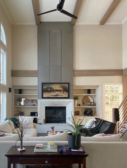 Paint colors for built-ins, making the space cohesive | Houzz Forum