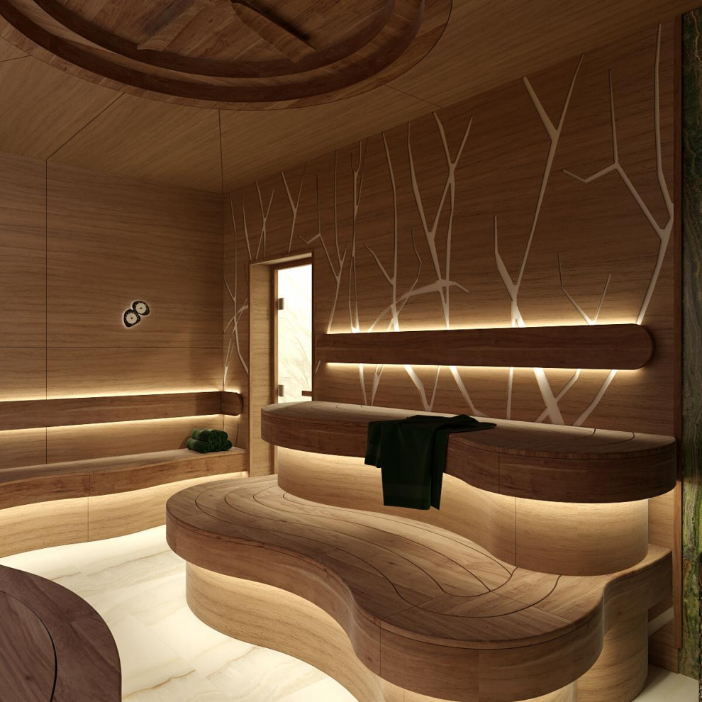 Дизайн-проект сауны "Сказочный лес"