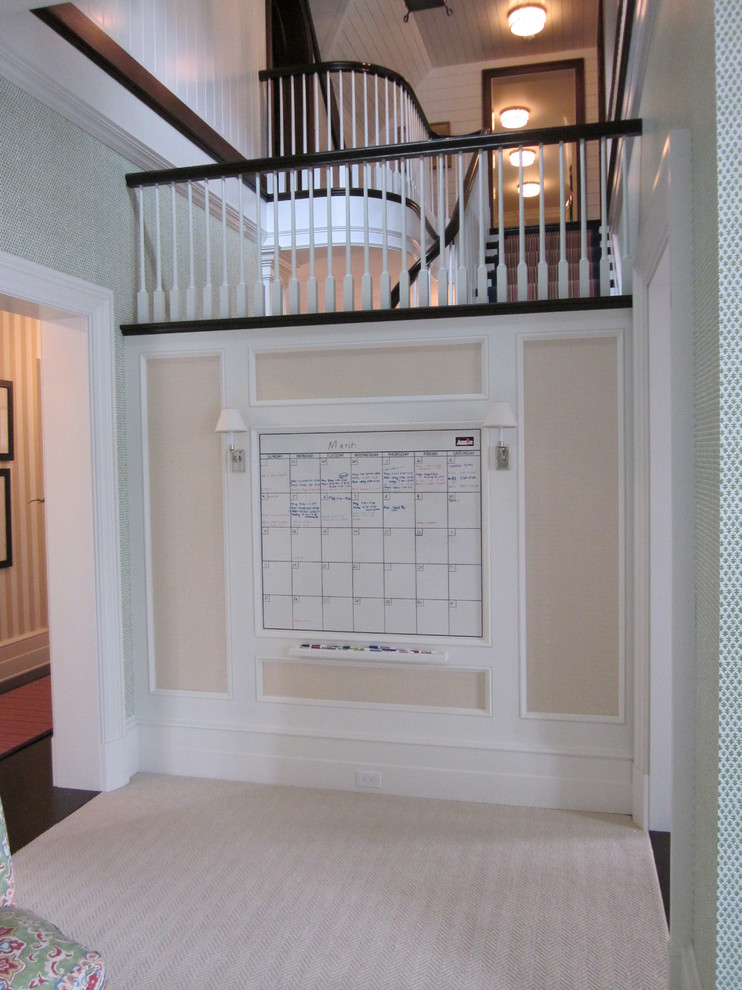 Photo of a transitional home office in Columbus.