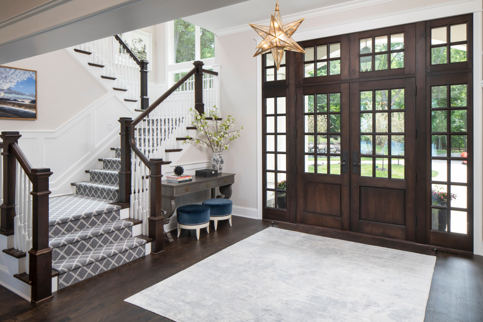 Inspiration for a timeless entryway remodel in Minneapolis