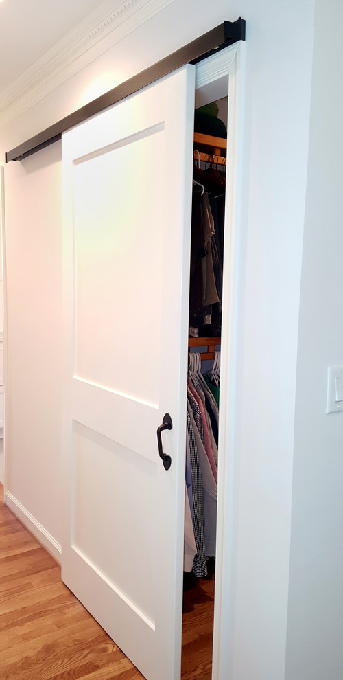Inspiration for a large transitional bedroom remodel