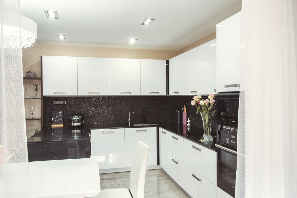 Кухня-гостиная в современном стиле