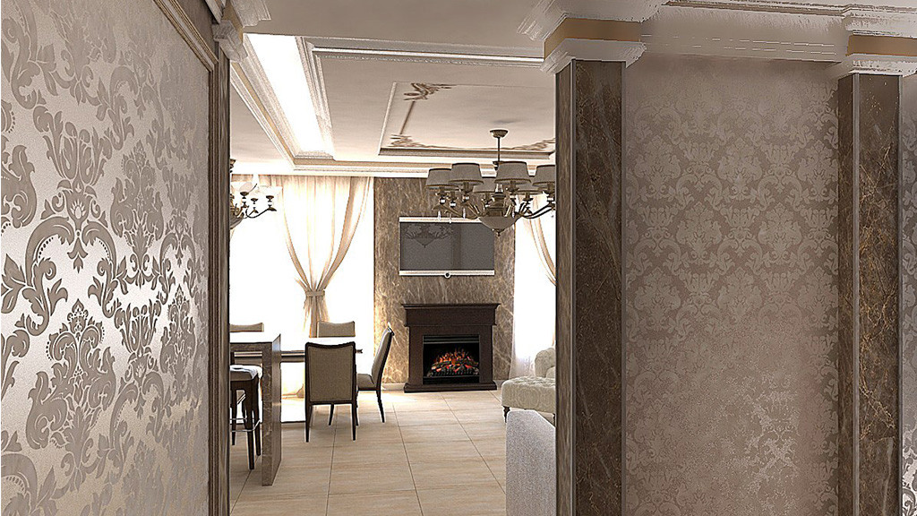 Дизайн интерьера и роспись стен