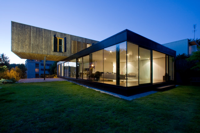 Maison R contemporaneo-facciata