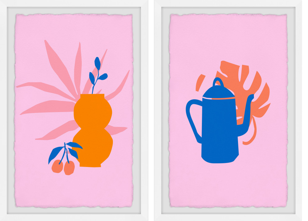 Kettles and Vases Diptych, 2-Piece Set, 16x24 Panels