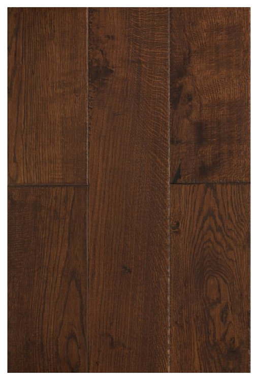 East West Furniture Sango Premier 1/2 x 7" Hardwood Flooring in Oak Rosewood