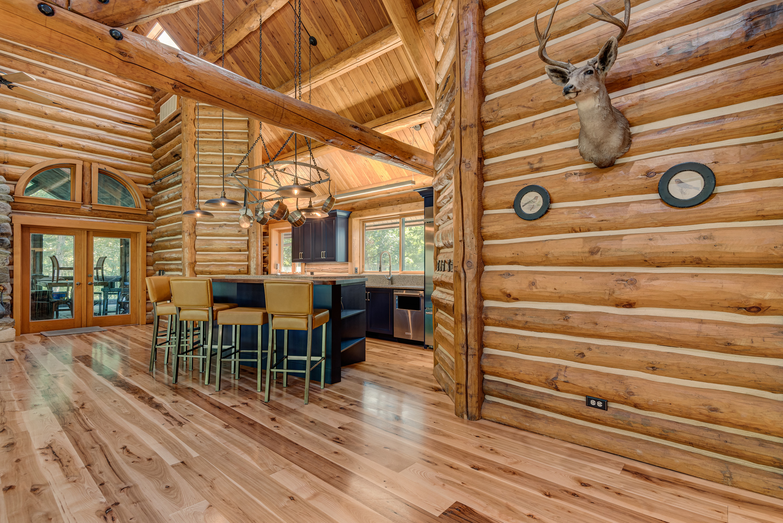 Kitchen in Log Cabin