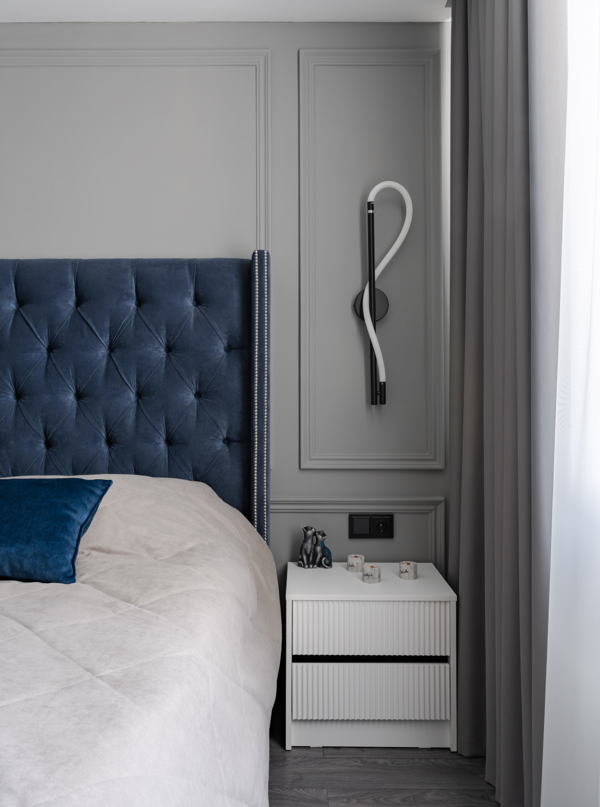 Съемка интерьера спальни в ЖК "Золотой Луч", г. Челябинск