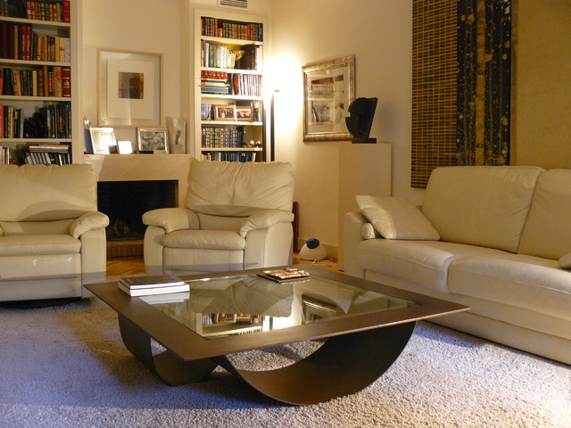 Tsunami Coffee table transitional-living-room