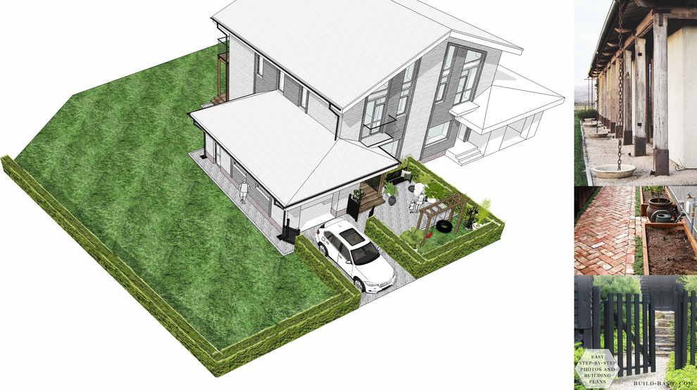 Благоустройство участка загородного дома