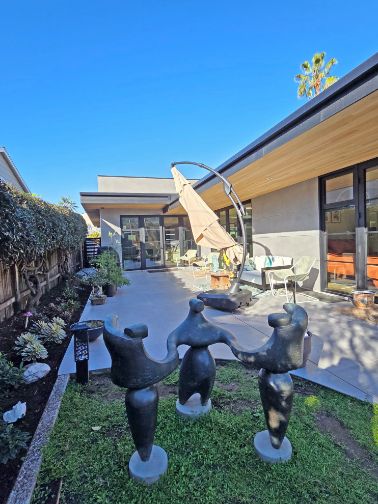 Mid-Century Modern House with Contemporary Art Collection