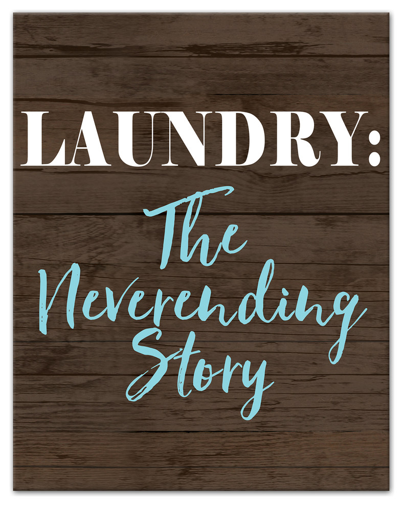 Laundry: The Never-ending Story Wall Art, Canvas